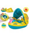 Надуваем бебешки пояс със сенник и волан